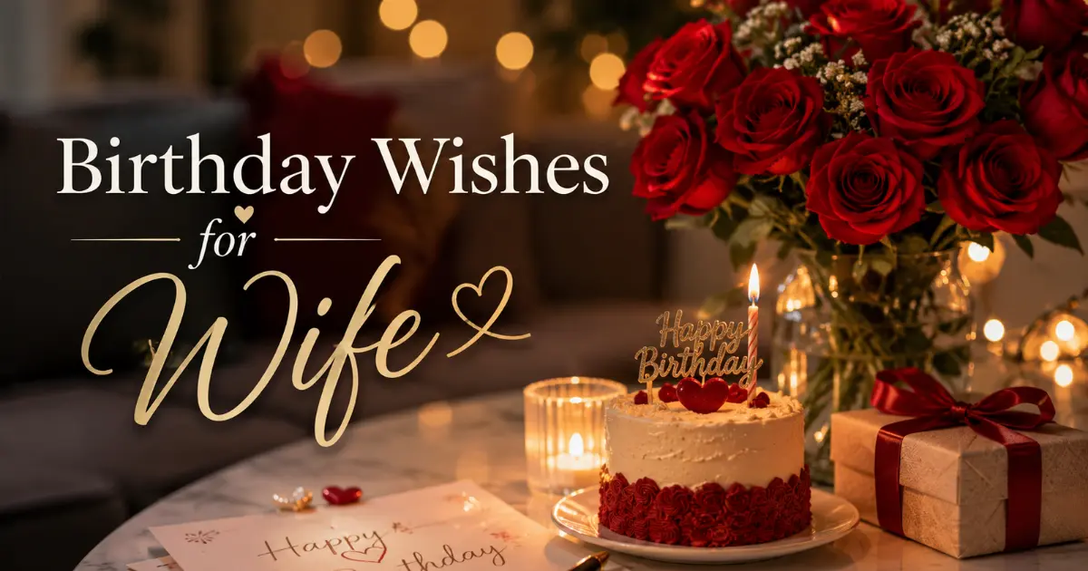 Birthday Wishes for Wife: Romantic, Heartfelt & Funny Messages