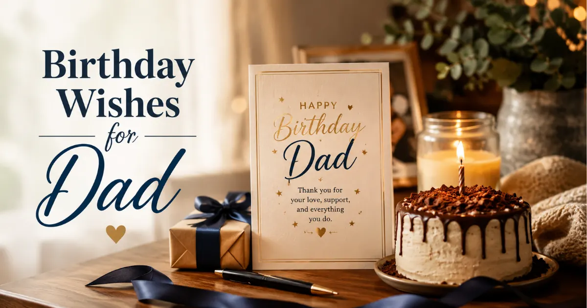 150+ Birthday Wishes for Dad: Heartfelt, Funny & Short Messages