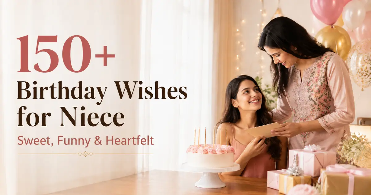 Sweet and heartfelt birthday wishes for a niece