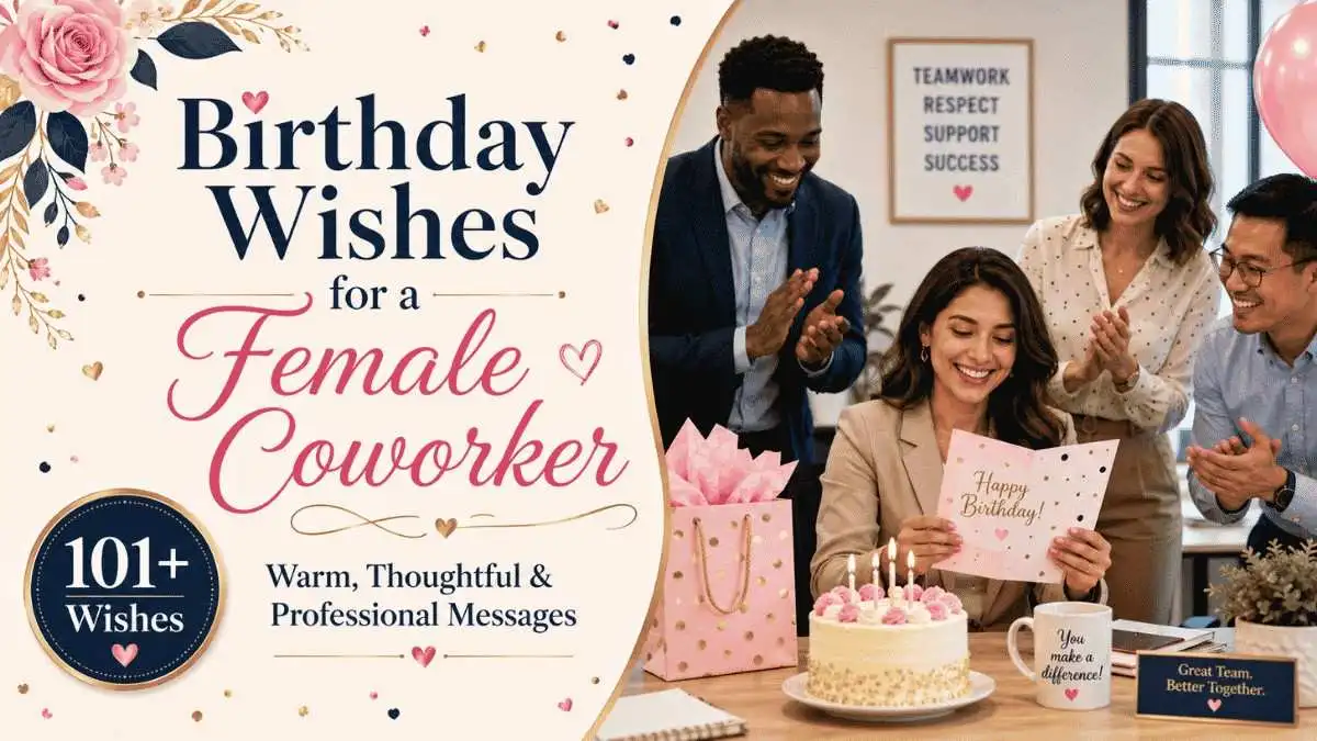 birthday wishes for female coworker